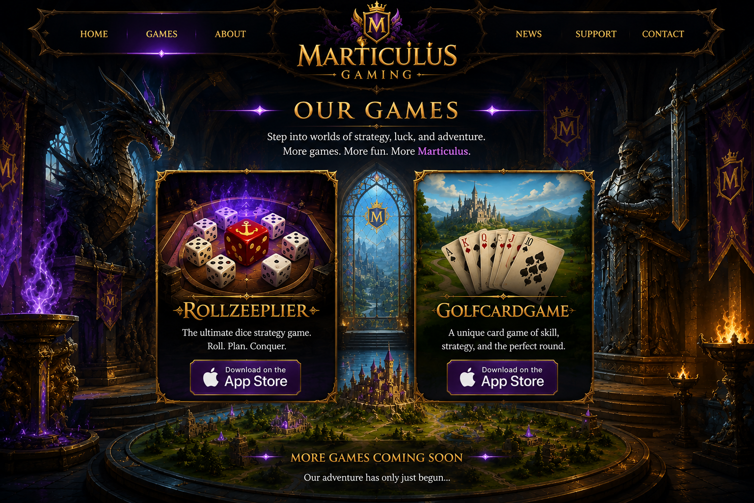 Marticulus Gaming homepage